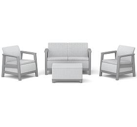 KETER SCANDI LINEA SET - Ash grey/Storm grey