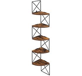 Polička, mdf, hnědá, ABP-E1051 OLW Autronic