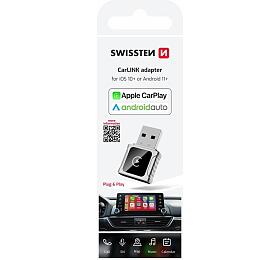 SWISSTEN CARLINK ADAPTER - APPLE CARPLAY / ANDROID AUTO (+ ADAPTER USB-A / USB-C)
