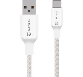 Tactical Stitch Thread Cable USB-A/USB-C 1m White