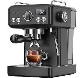 Pákový kávovar HiBREW H10A s regulací teploty, černý