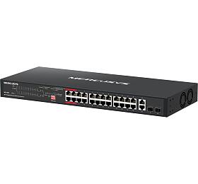 Mercusys MS128GP 28xGb rack switch(24xPOE+)