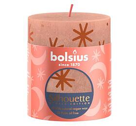 Bolsius SVÍČKA RUSTIK 80/68 KRÉMOVÝ KARAMEL
