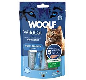 WOOLF WildCat Cream Functional Cod&Chicken 5x14g