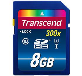 Pamov karta Transcend SDHC Premium 8GB UHS-I U1 (45MB/s)