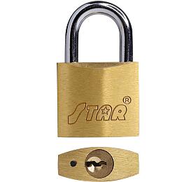 zámek visací STAR 20HS/50mm Ms 3kl.