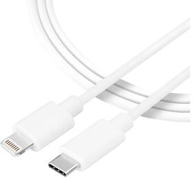Tactical Smooth Thread Cable USB-C/Lightning 1m White (8596311153068)