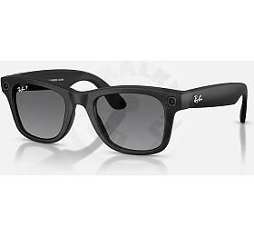 Meta Ray-Ban Gen2 Wayfarer, Matte Black, Graphite Polarized