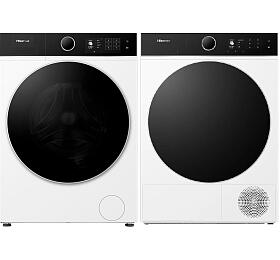 SET Pračka Hisense WF5I9043BWFS + Sušička Hisense DH5I804BWCD