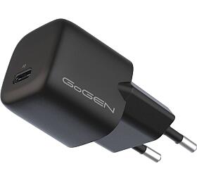 Nabíječka do sítě GoGEN ACHPD130, 1xUSB-C PD, 30W - černá