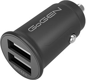 Adaptér do auta GoGEN CH 23, 2x USB 4,8A max (2x2,4A), max 24W