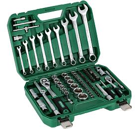sada 1/2"+1/4"+ klíče ploché 82díl. STALCO