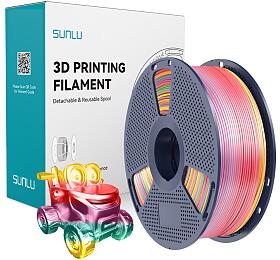Filament Sunlu PLA+ Silk (Rainbow 01)