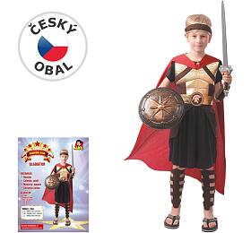 Šaty na karneval - gladiátor, 110 - 120 cm