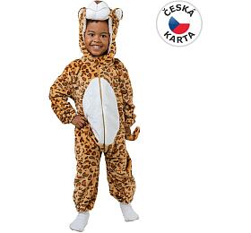 Šaty na karneval - leopard, 80-92cm