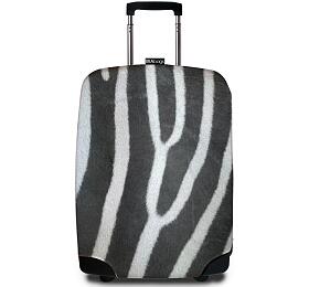 Obal na kufr REAbags Zebra - černá / bílá