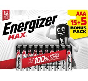 Baterie Energizer MAX AAA 15 + 5 ks