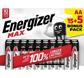 Baterie Energizer MAX AA 12 + 4 ks
