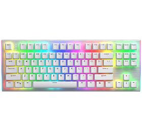 Herní klávesnice HATOR Gravity X TKL White, US
