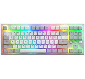 Herní klávesnice HATOR Gravity TKL White, US