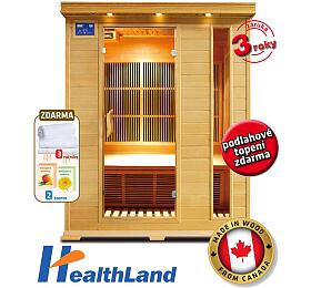 Infrasauna HealthLand DeLuxe 3003 Carbon