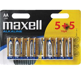 Tukov alkalick baterie Maxell LR6 10BP ALK 10x AA (R6)