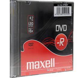 Média MAXELL DVD-R 4,7GB 16x 1PK SC