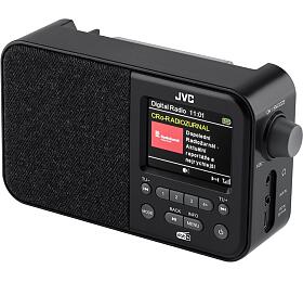 Radiopřijímač DAB+ JVC RA-E516B-DAB, černý