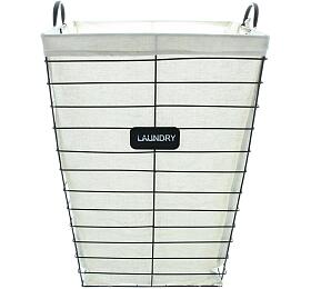 Frank Flechtwaren kovový koš na prádlo Laundry