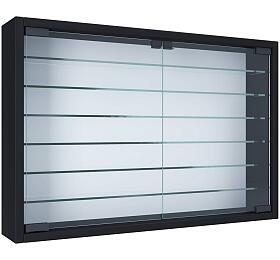 Vitrína VCM Mandosa XL, černá