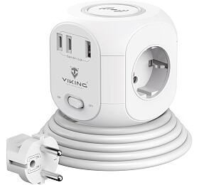 Síťový adaptér VIKING AC Cube W33