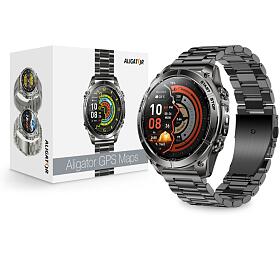 ALIGATOR Watch GPS Maps, černé