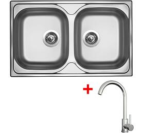 Sinks CLASSIC 800 DUO + ARCO celonerezová