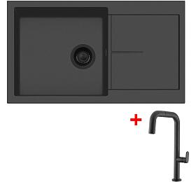 Sinks INFINITY 860 BL Nanoblack + EVA P Nanoblack