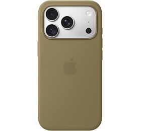 Apple iPhone 18 Pro Silicone Case with MS - Olive (MK8V4ZM/A)