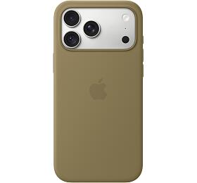 Apple iPhone 18 Pro Max Silicone Case with MS - Olive (MK924ZM/A)