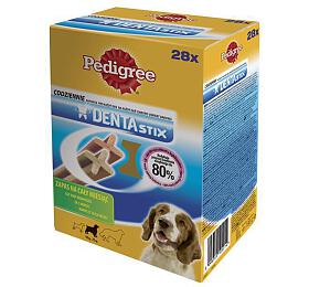 Pochoutka PEDIGREE DENTA Stix medium, 28 ks