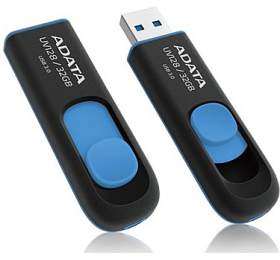 USB flash ADATA UV128 32GB USB 3.0, ern/modr