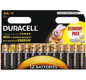 Baterie alkalická Duracell Basic AA 1500 12ks