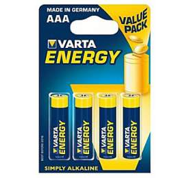 Baterie Varta ENERGY 4103, AAA/R03, 4ks