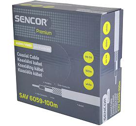 Koaxiln kabel Sencor SAV 6059-100m RG-59