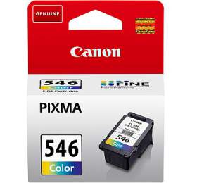 Inkoustová náplň Canon CL-546, 180 stran originální - červená/modrá/žlutá