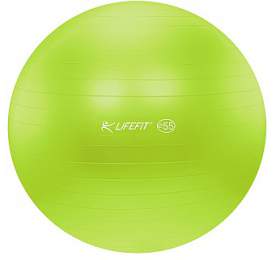Gymnastick m Lifefit ANTI-BURST 55 cm, zelen