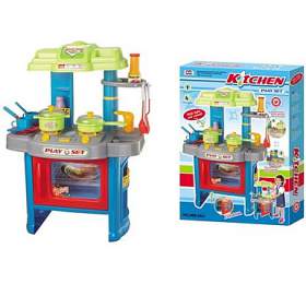 Hraka G21 Dtsk kuchyka DELICACY s psluenstvm, modr