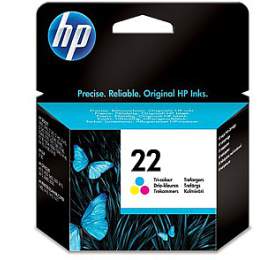Inkoustov npl HP No. 22, 22, 5ml, 138 stran originln - erven/modr/lut
