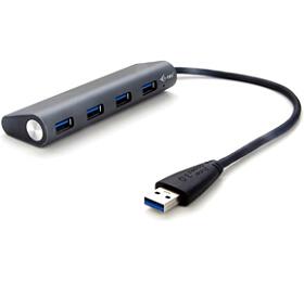 USB Hub i-tec USB 3.0 / 4x USB 3.0 - černý