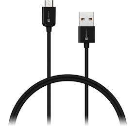 Kabel Connect IT Wirez USB/micro USB, 1m - černý