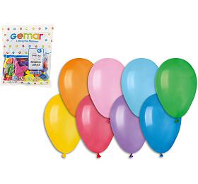 Smart Balloons Balonek/Balonky nafukovací 7&quot;&amp;nbsp;průměr 19cm 100ks v&amp;nbsp;sáčku karneval