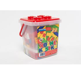 Chemoplast Stavebnice Cheva 22 Voln kostky plast 17x22x17cm 242ks v kbelku