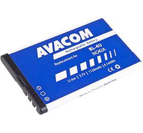 Baterie Avacom pro Nokia 5530, CK300, E66, 5530, E75, 5730, Li-Ion 1120mAh (nhrada BL-4U)